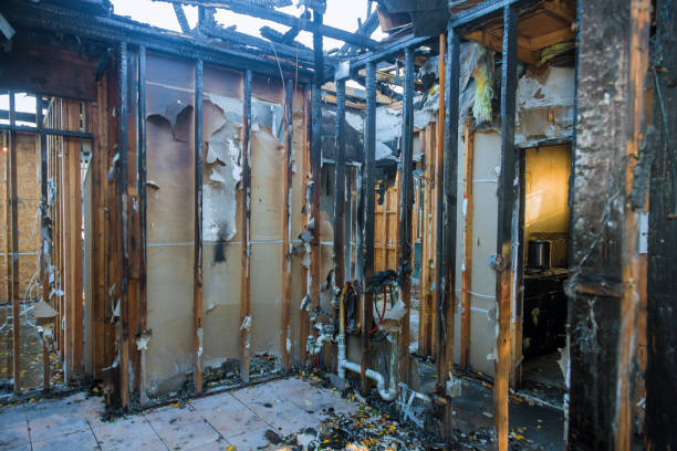 Professional Emergency Fire Cleanup technician working in Spotswood, NJ
